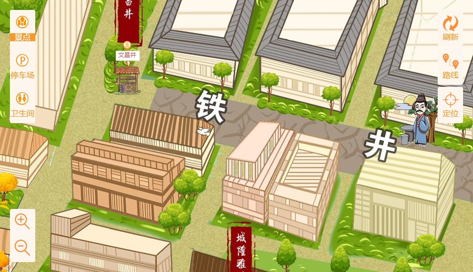 龙门镇智慧景区：手绘地图与语音导览的完美融合